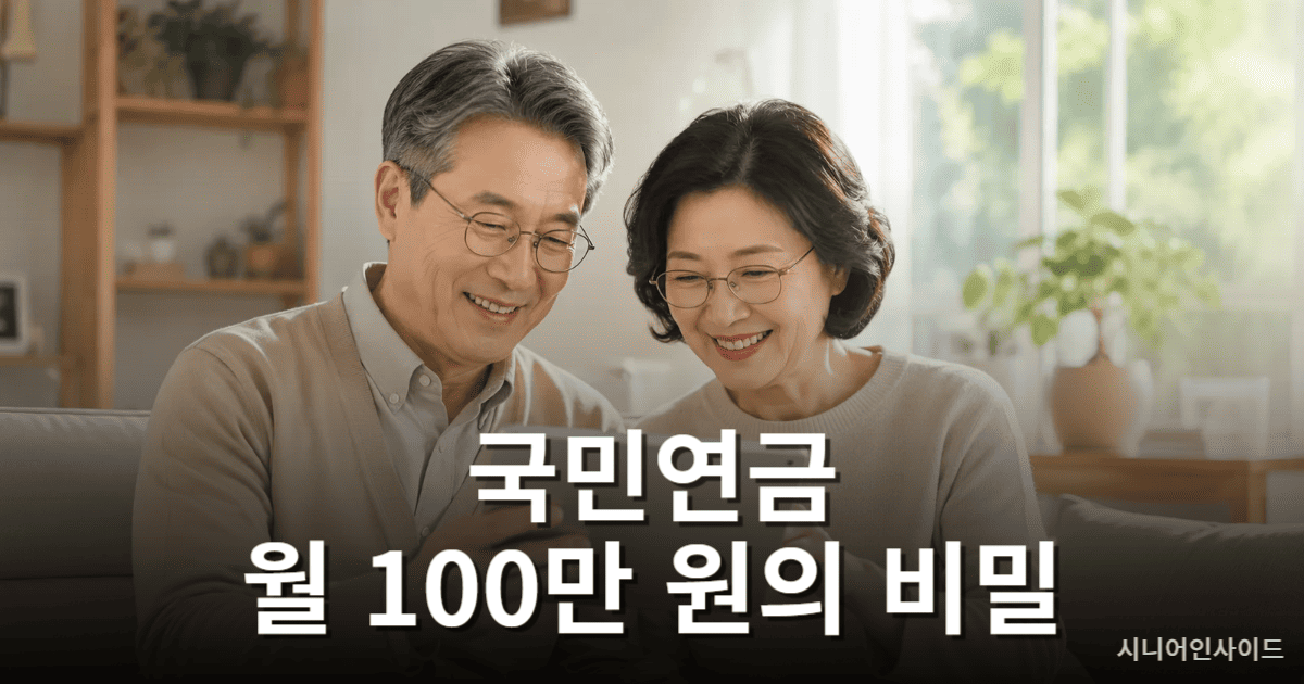 국민연금 월 100만원 수령 기준 — 수령액 차이를 만드는 요인 비교