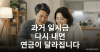 국민연금 반납제도로 과거 가입기간을 복원하는 방법을 설명하는 이미지