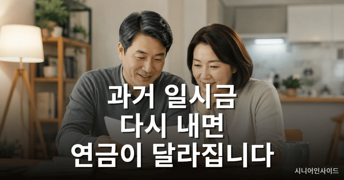 국민연금 반납제도로 과거 가입기간을 복원하는 방법을 설명하는 이미지