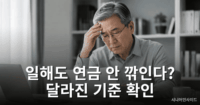 노령연금 감액 기준을 확인하는 60대 남성