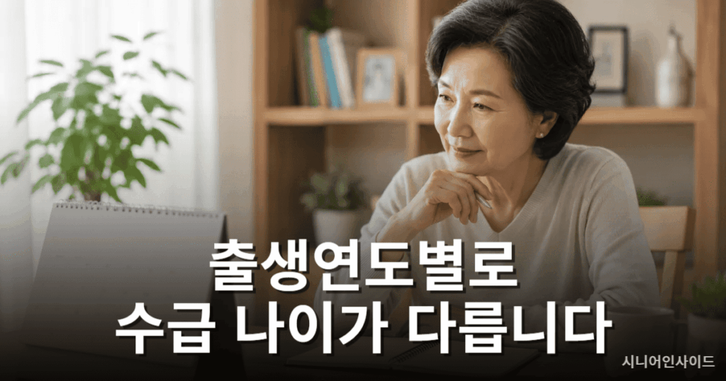 국민연금 받는 나이 출생연도별 비교 – 1953년생부터 1969년생 이후까지 수급개시 연령 안내