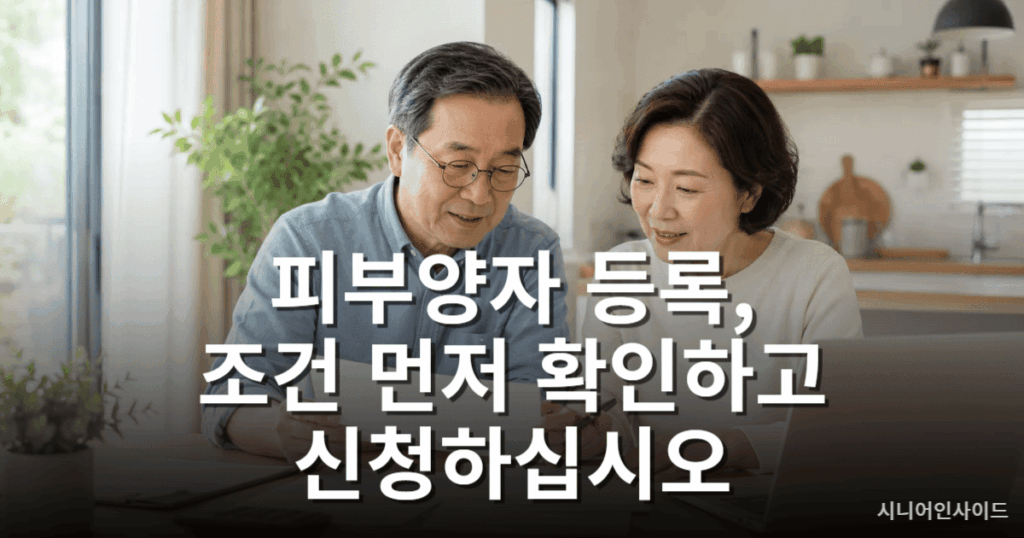 퇴직 후 건강보험 피부양자 등록 조건을 확인하는 부부