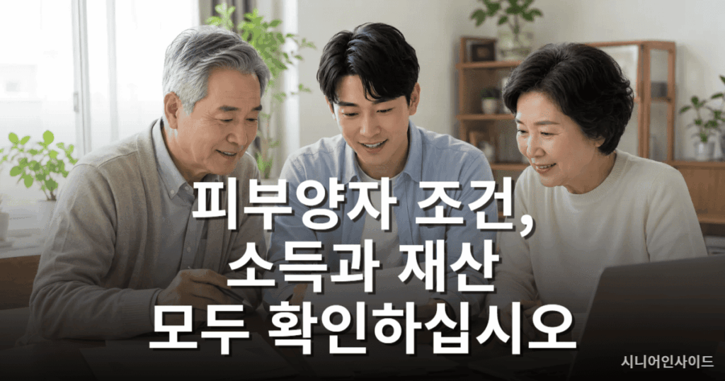 노후 준비 건강보험료 기준 피부양자 자격 소득 재산 요건