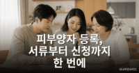 건강보험 피부양자 등록 신청 방법과 제출 서류를 안내하는 이미지