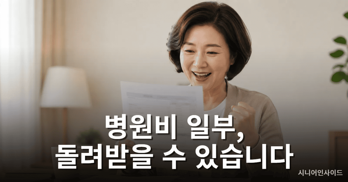 본인부담상한제 환급금 안내 – 소득에 따라 병원비 초과분을 돌려받을 수 있습니다