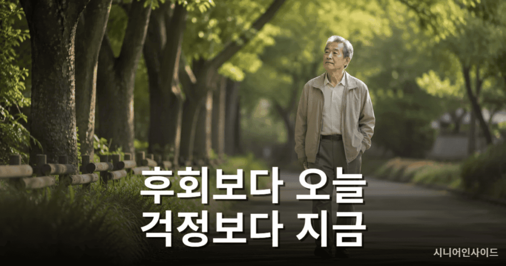 인생 후반전을 살아가며 후회와 걱정을 내려놓고 산책하는 시니어