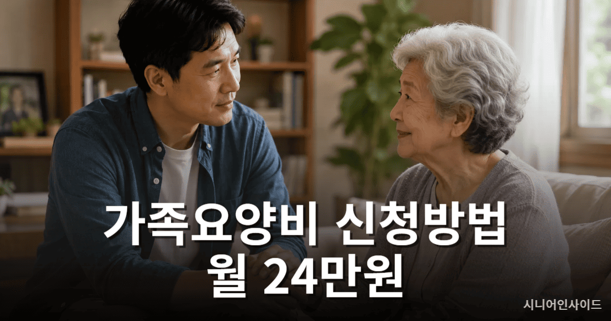 가족요양비 신청방법 안내 이미지